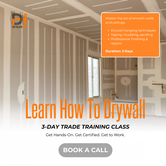 3-day Trade Class - Learn How to Drywall